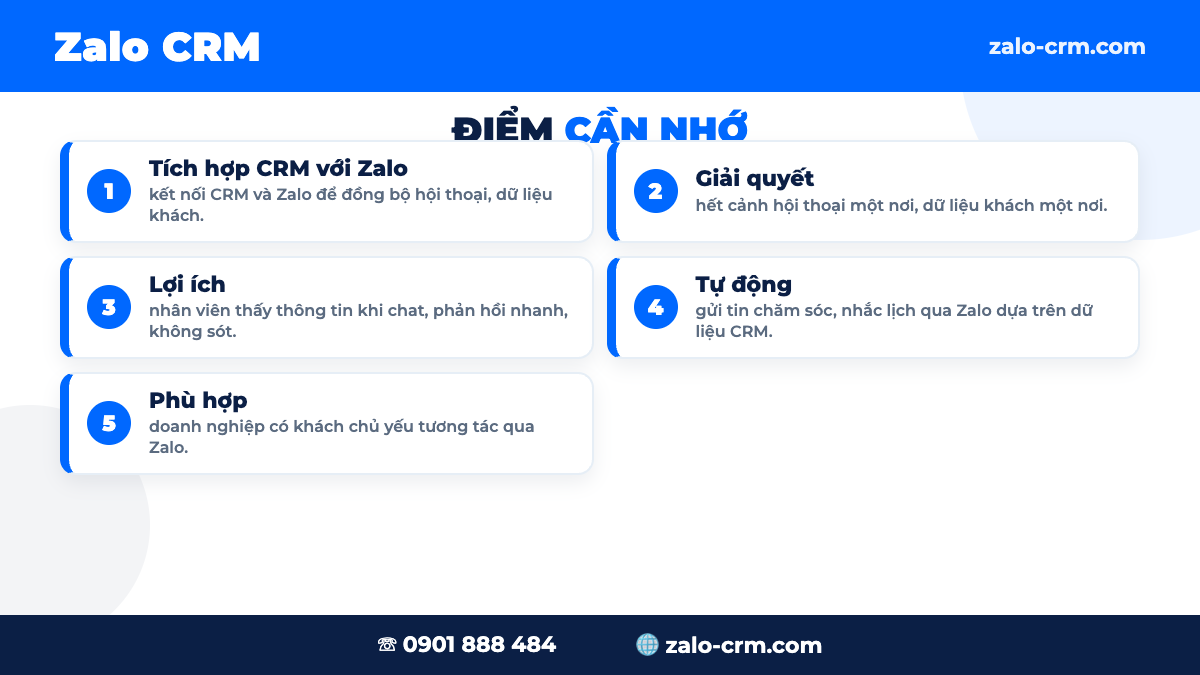 Cách kết nối CRM với Zalo cho doanh nghiệp